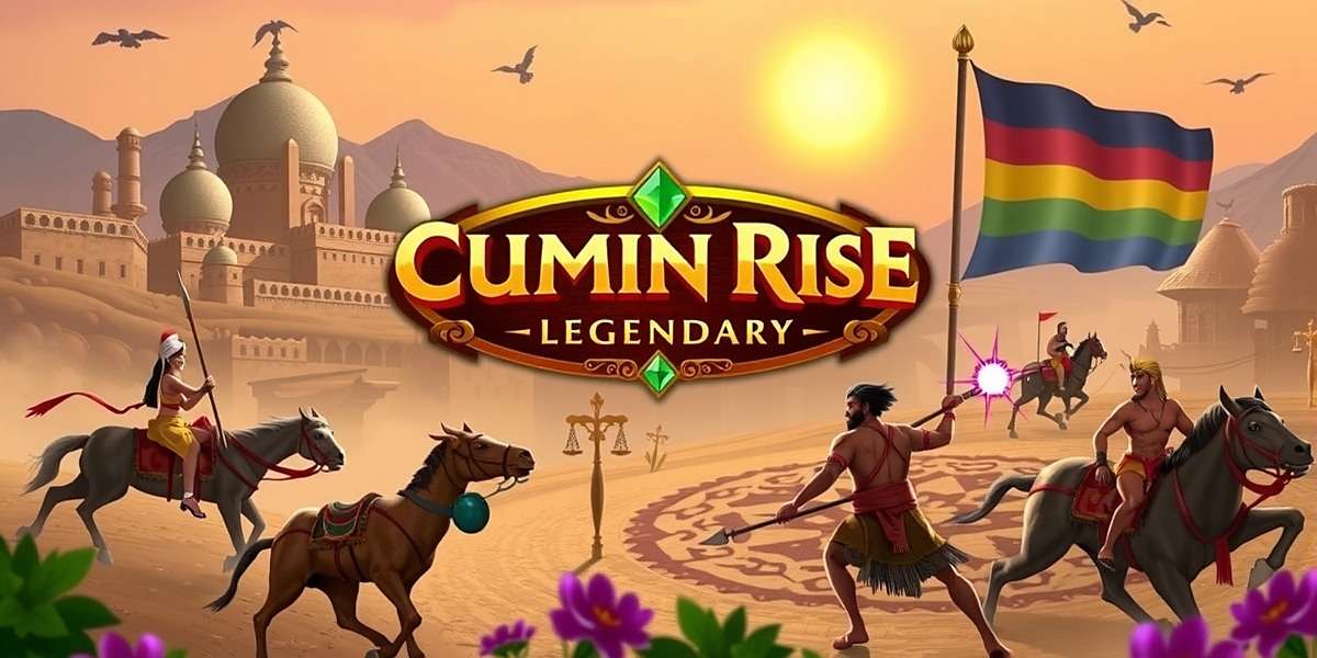 Cumin Rise Legendary game cover featuring ancient Indian warriors and spice trade caravans
